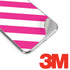 Pink and White Geometric Stripes iPhone 11 Pro Skin